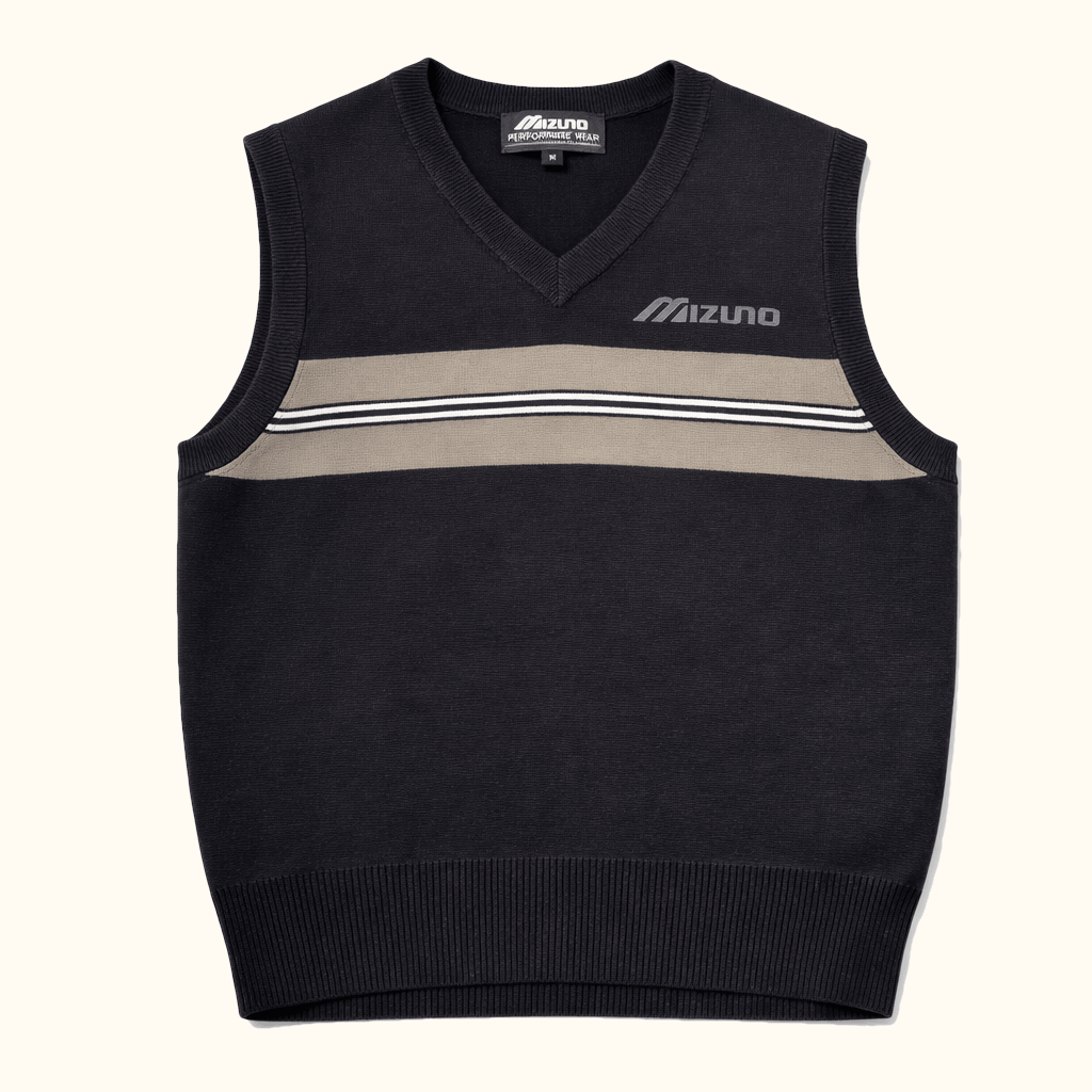 Mizuno Golf Sweater Vest - Black (M)