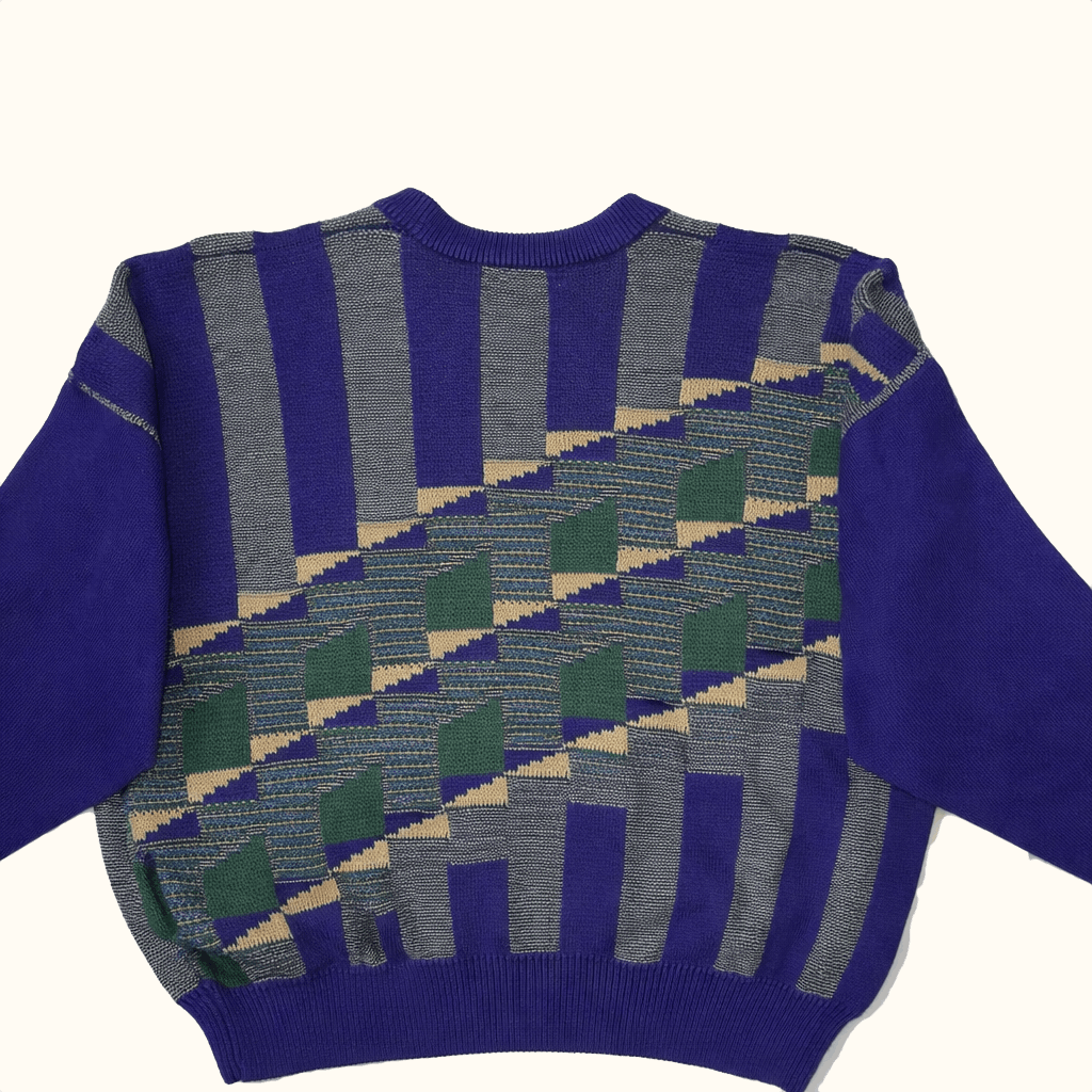 Titleist by Corbin Golf Jumper Purple/Green/Beige (XL)