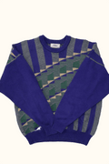 Vintage Titleist by Corbin Golf Jumper Purple/Green/Beige (XL)
