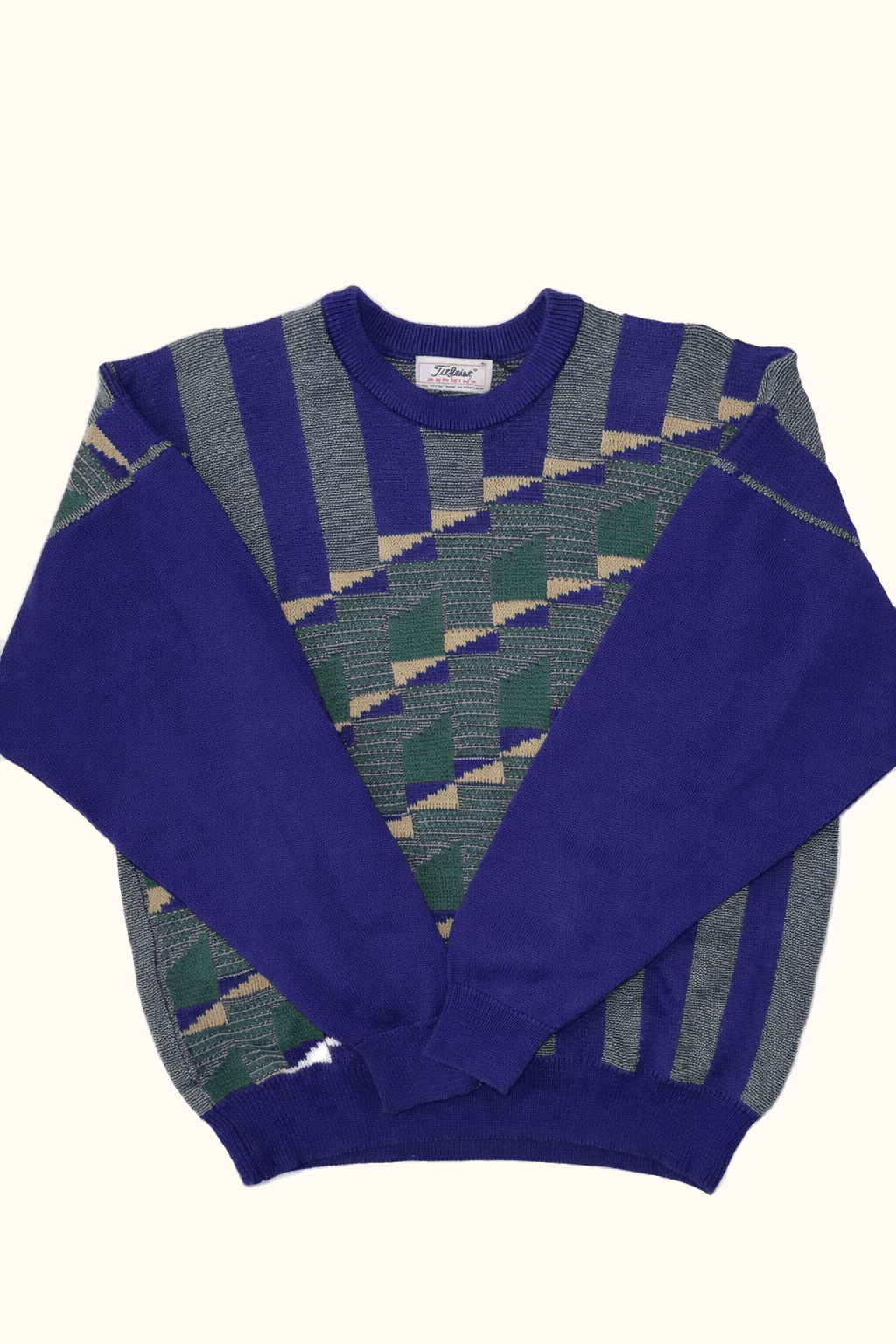 Titleist by Corbin Golf Jumper Purple/Green/Beige (XL)