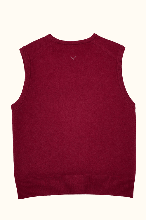 Callaway Vest Maroon Back