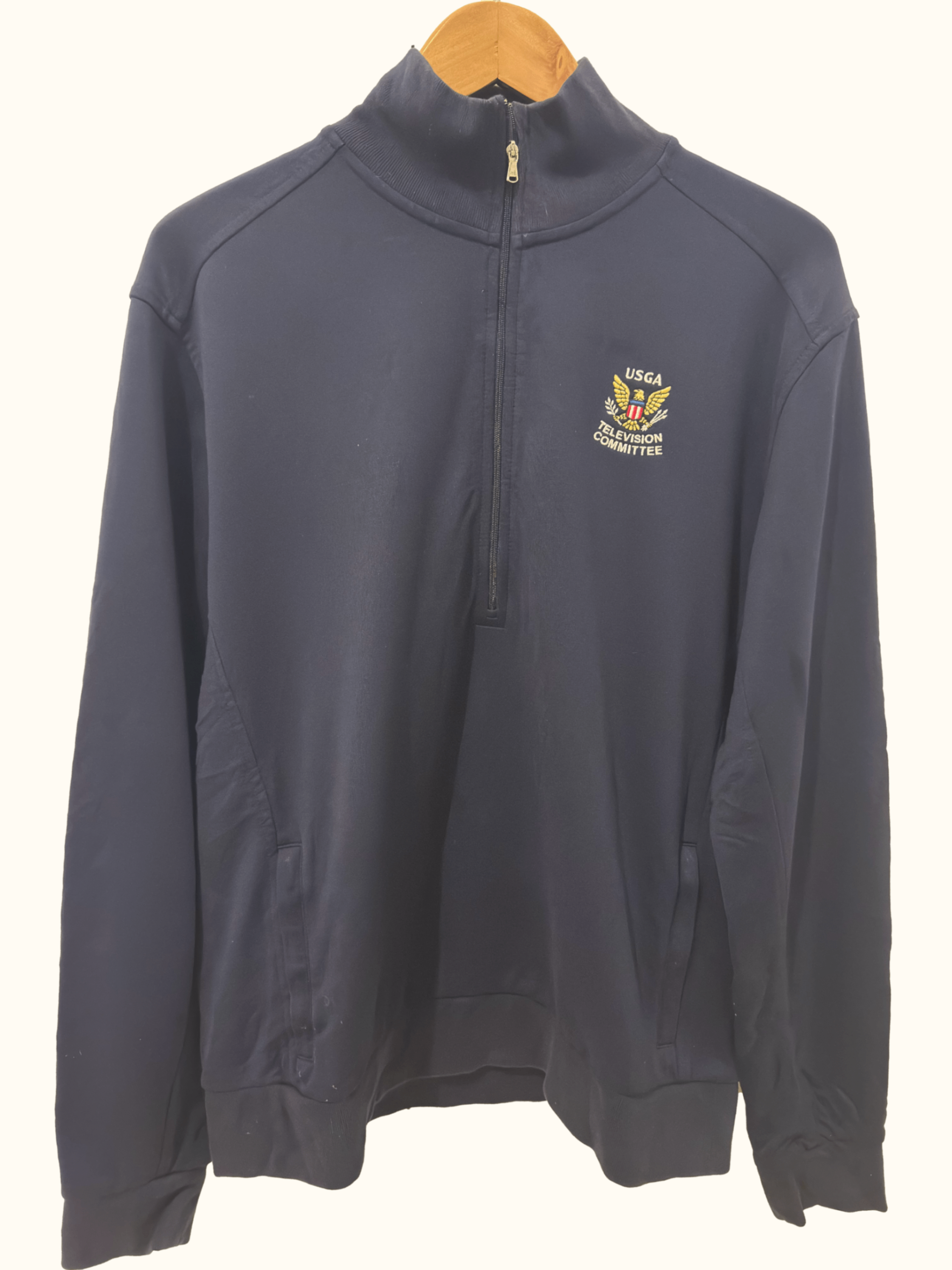 Ralph Lauren Quarter-Zip Jumper USGA Television Committee - Navy (XL)