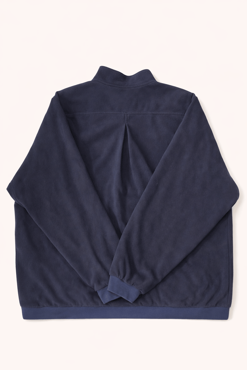 Nike Fleece Blue pullover with a quarter zip  back
