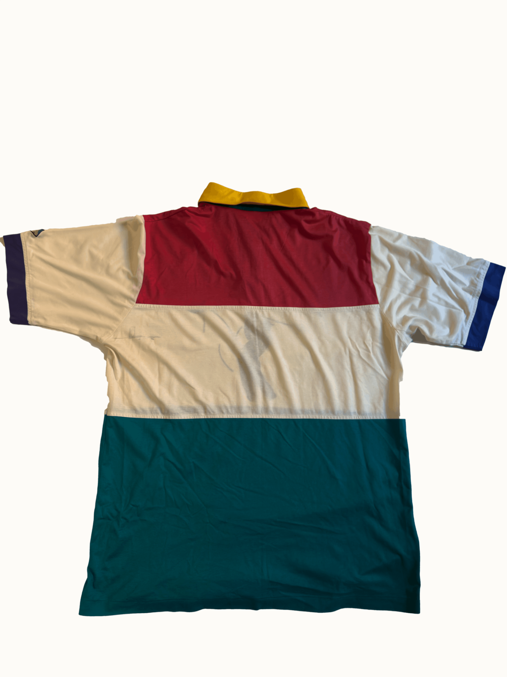 Colourful Glenmuir polo shirt with a golf graphic back