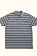 Vintage Nike Polo - White/Black Stripe (XL)