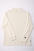 White Nike long-sleeve mock neck shirt 