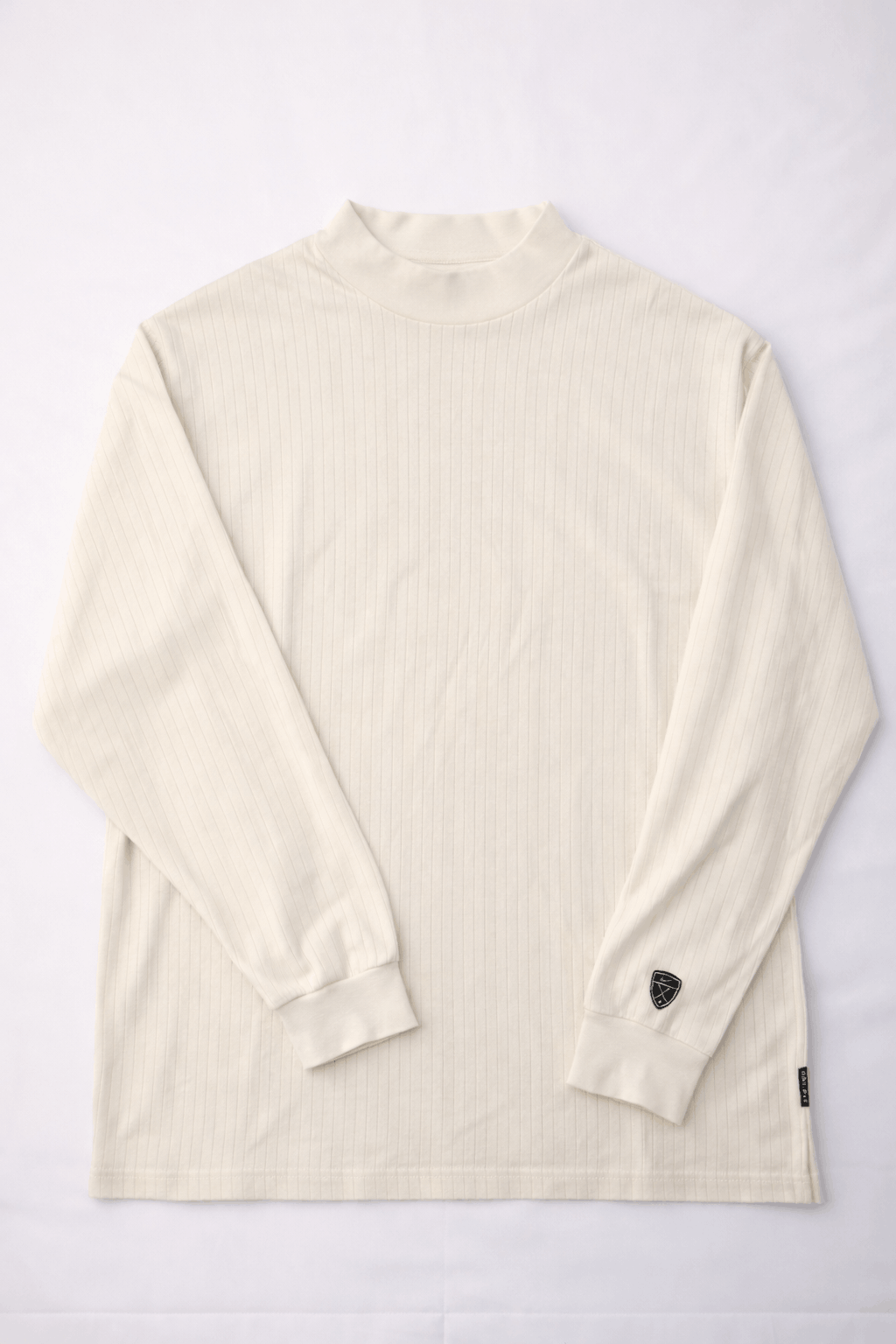 White Nike long-sleeve mock neck shirt 