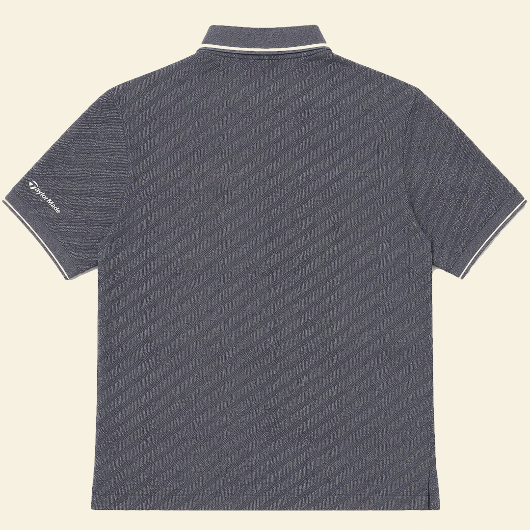 Vintage TaylorMade Golf Polo Shirt – Textured Grey (L)
