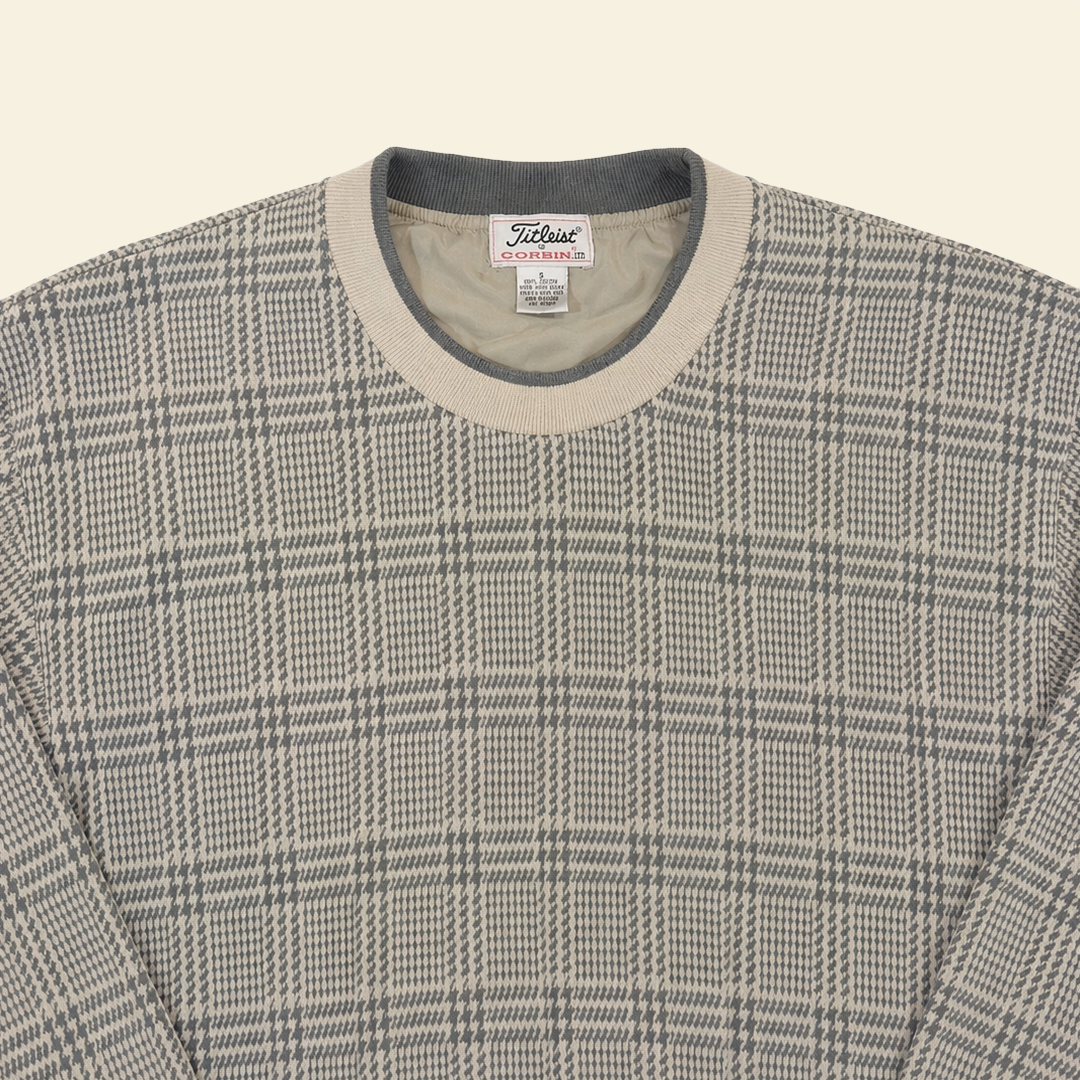 Vintage Titleist by Corbin Golf Windshirt – Plaid Pattern (S)