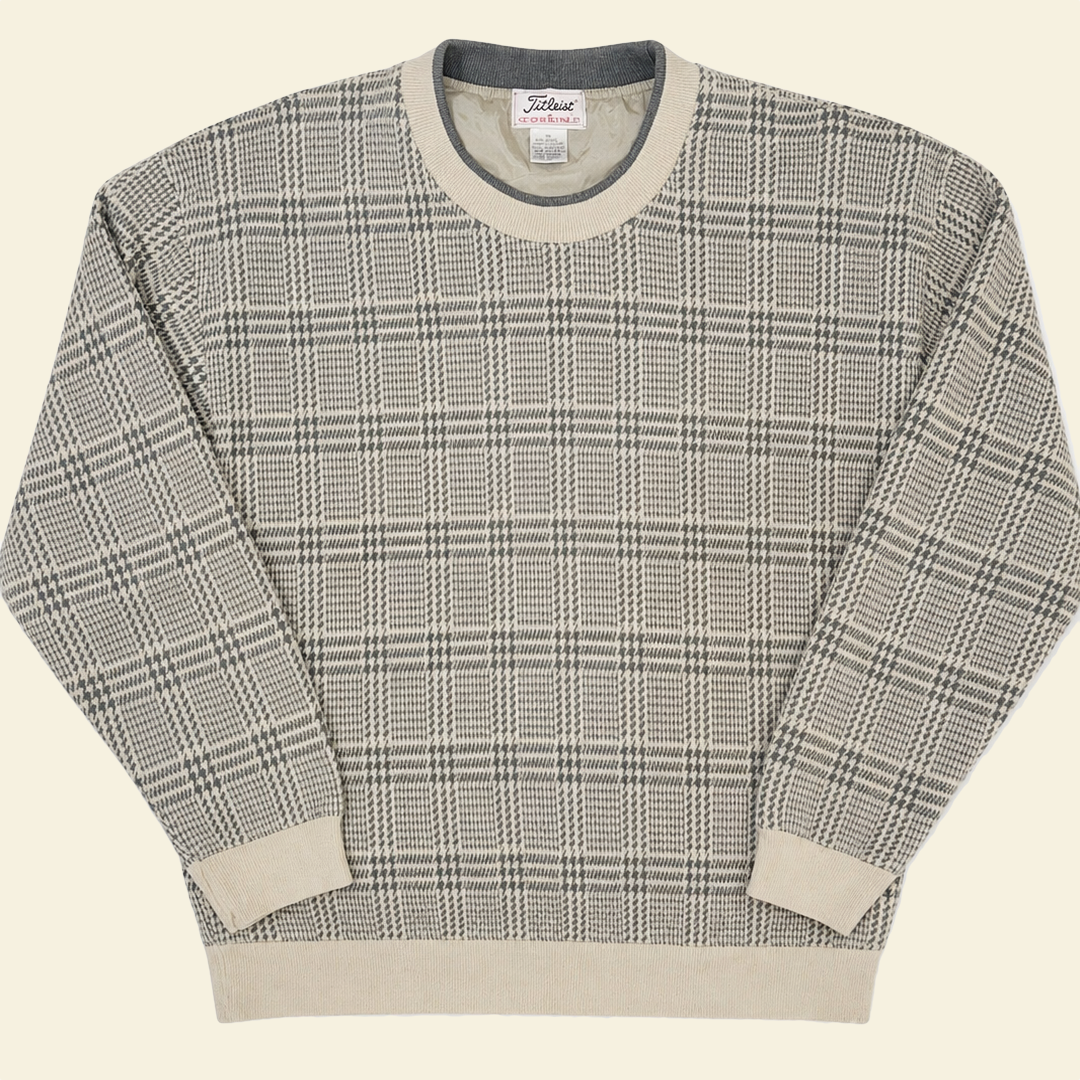 Vintage Titleist by Corbin Golf Windshirt – Plaid Pattern (S)
