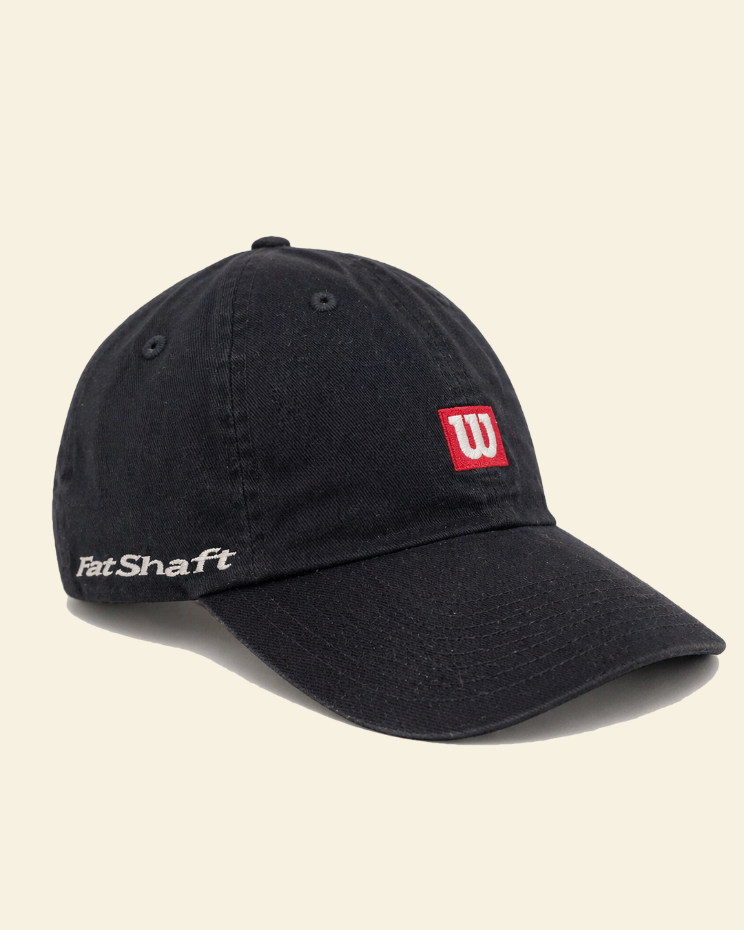 Vintage Wilson Staff Tour Fat Shaft Golf Cap - Black