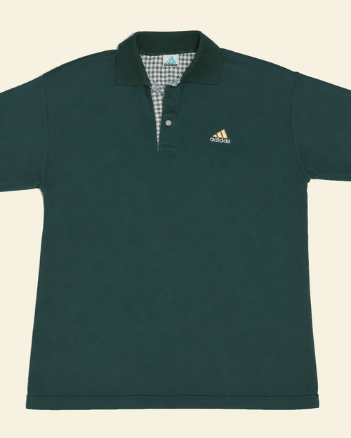 Vintage Adidas Green Polo Green (L)