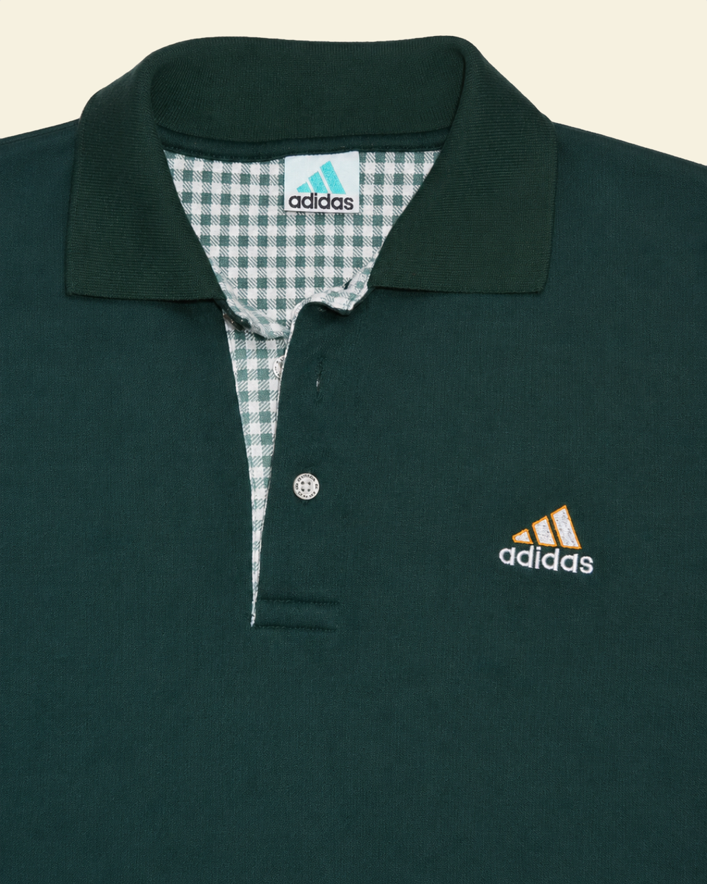 Vintage Adidas Green Polo Green (L)