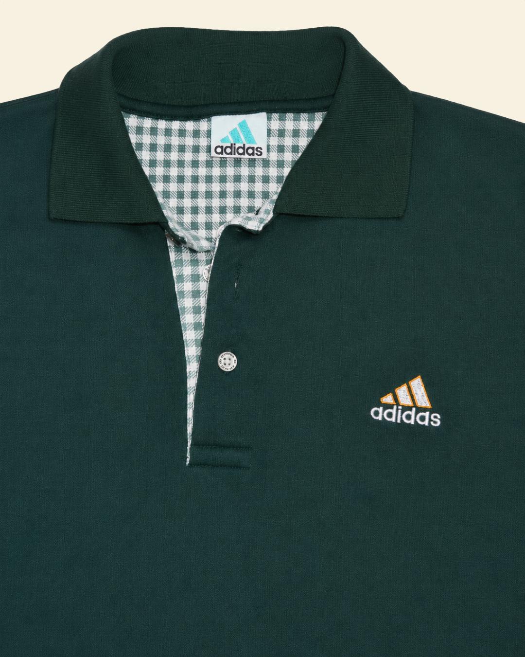 Vintage Adidas Green Polo Green (L)