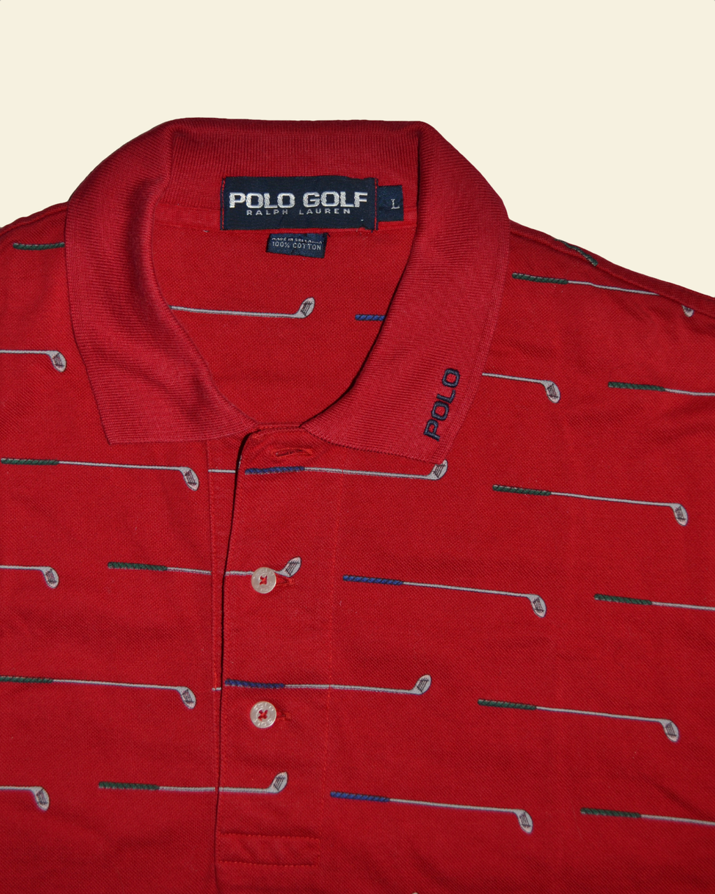 Vintage POLO GOLF by Ralph Lauren Polo Red (L)
