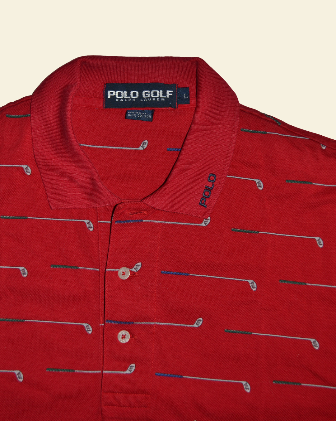 Vintage POLO GOLF by Ralph Lauren Polo Red (L)
