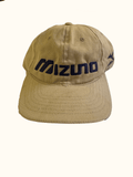 Beige cap with Mizuno logo Front